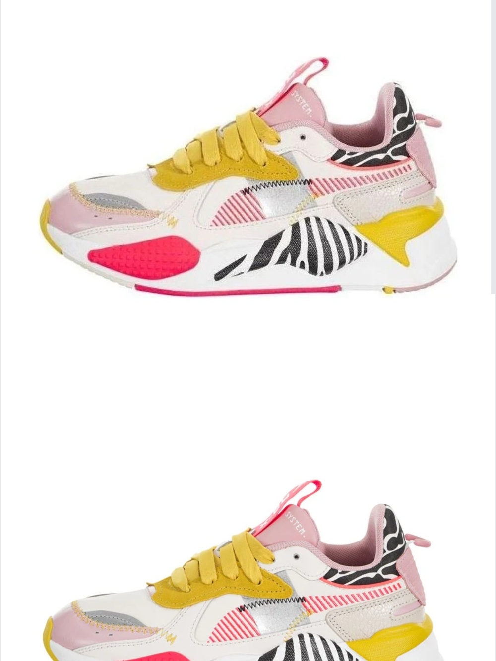 Puma Women's Multicolor Athletic Sneakers - Pink, Yellow, White, Black